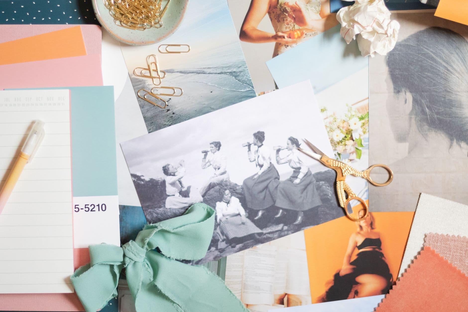Branding — Artistic moodboard showcasing various creative inspirations and design elements.